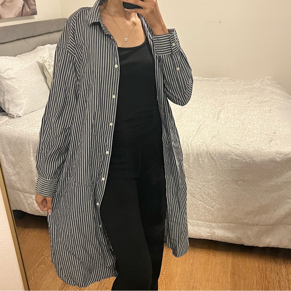 Striped Shirt dress
